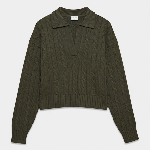 Aritzia Sweaters - Aritzia Lotti Dark Olive Sweater